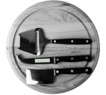 Tábua de madeira para queijo